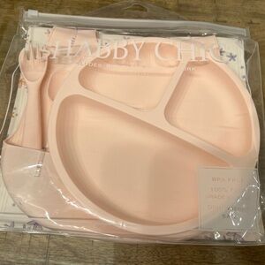 Shabby chic silicone dinnerware set